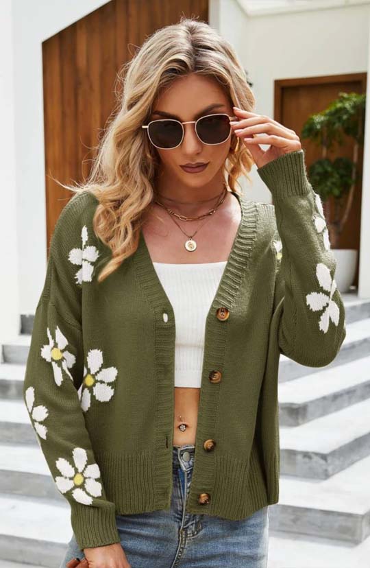 Hello Sunshine Daisy Cardigan