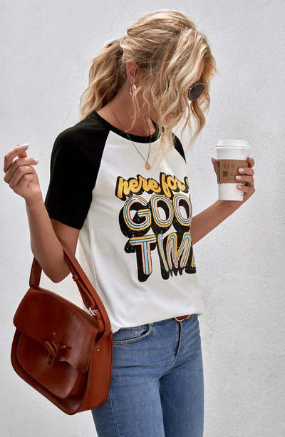 Here For A Good Time Graphic Tee