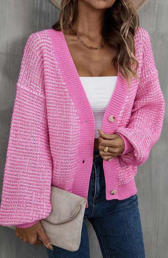 Hold Me Close Lantern Sleeve Cardigan