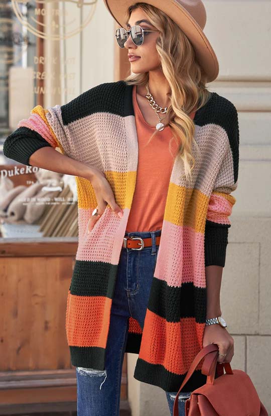 Hug Me More Waffle Knit Cardigan