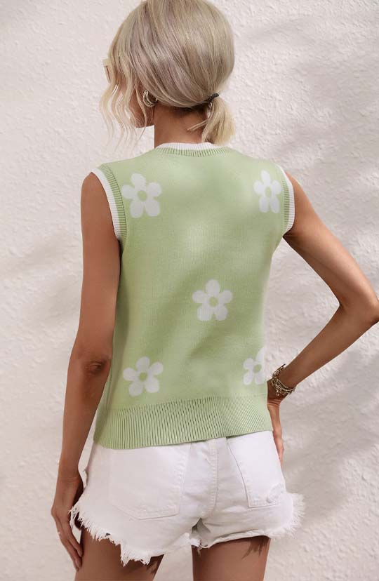 In The Garden Floral Vest