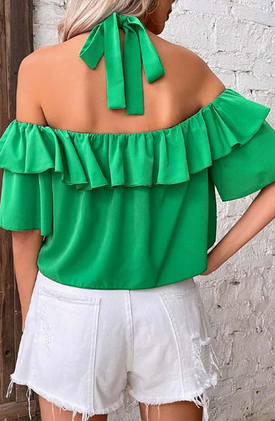 Lucky Me Ruffled Blouse